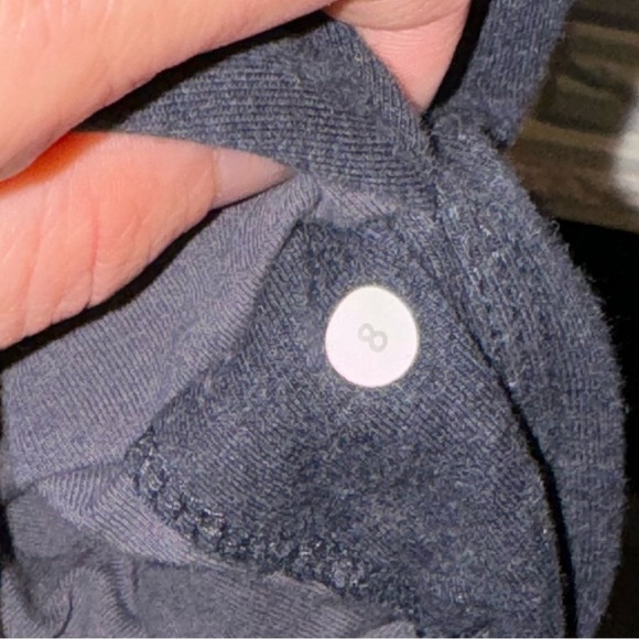 Lululemon Blissed Out Blue Wrap Active Jacket Cozy Warm Size 8 Used - Picture 5 of 6